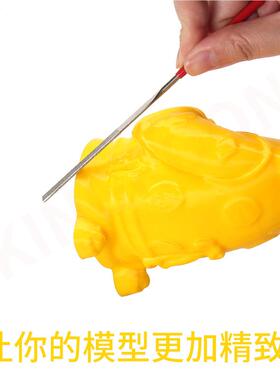 KINROON 3Db01261IY模G型锉圆刀钢锉什锦锉金属打磨D锉平扁半三角