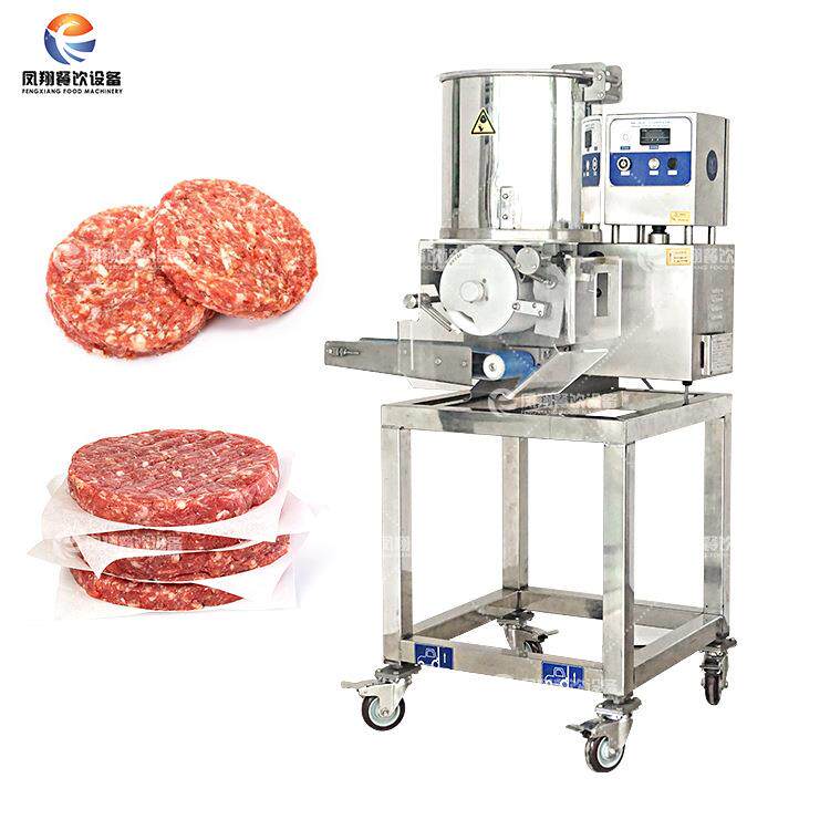 工厂直销全自动肉饼机鸡块鸡排鱼排成型机圆形汉堡肉饼成型机