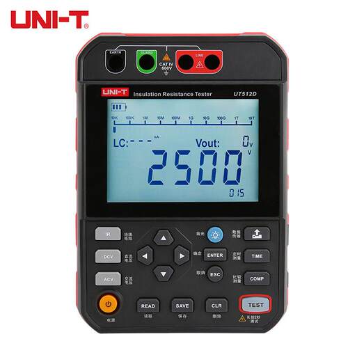 UNI-TUT512D/E/513A/B/C数字摇表兆欧表绝缘数字摇表兆欧表