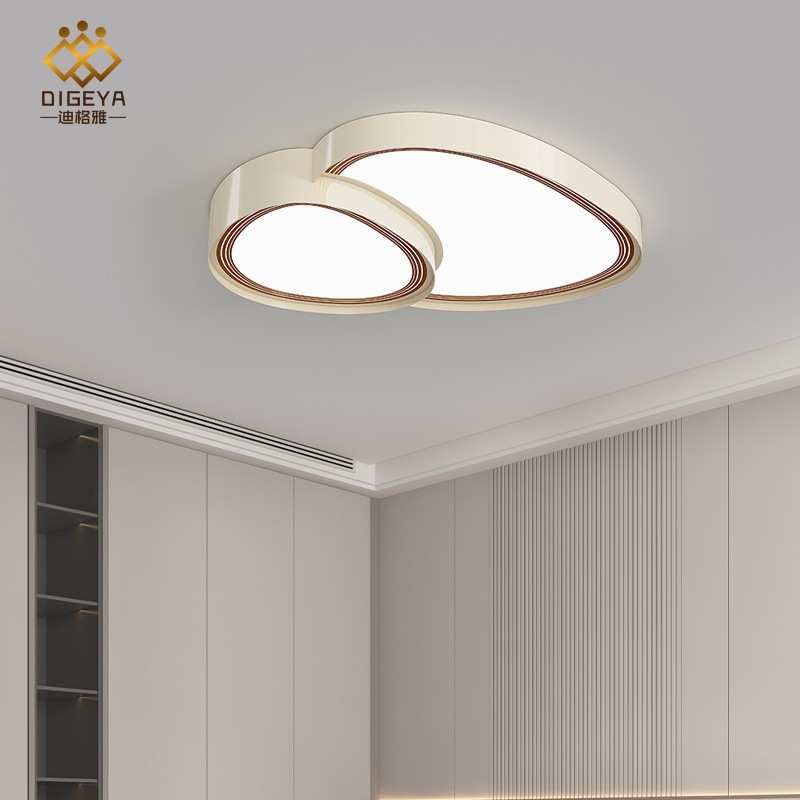 迪格雅北欧极简创意鹅卵石大厅主灯简约个性卧室书房温馨护眼灯具