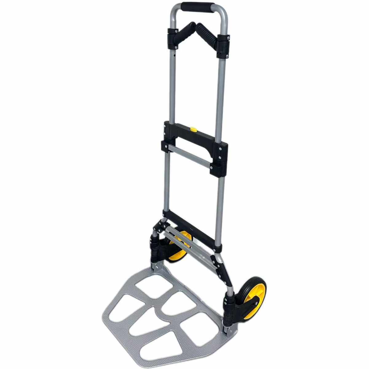 厂销常规重型车手推车拉杆车家用便携行李车静音折叠手拉车两轮铁