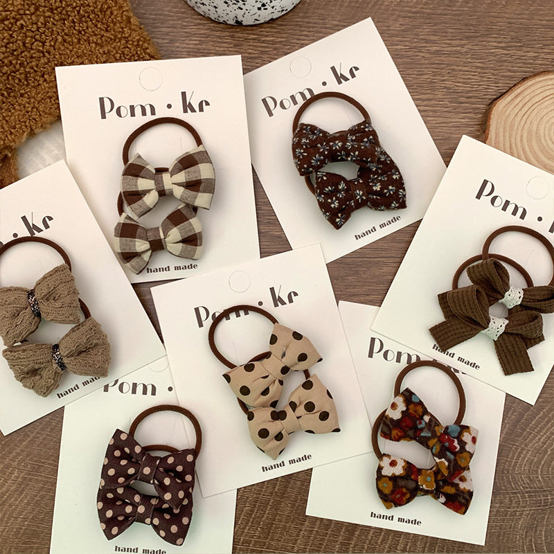 儿童发饰韩系蝴蝶结发圈女童皮筋扎发头绳高弹力无接缝丸子头发绳,童装/婴儿装/亲子装,发饰,淘宝优惠券,粉丝福利购,淘宝优惠卷