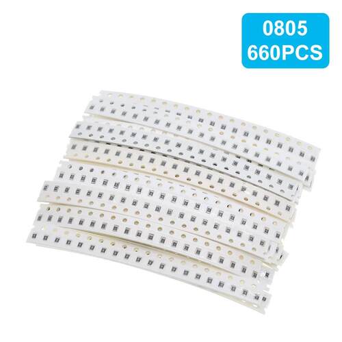 660PCS 贴片电阻元件包 0603 0805 1206电阻 33种规格每种20只