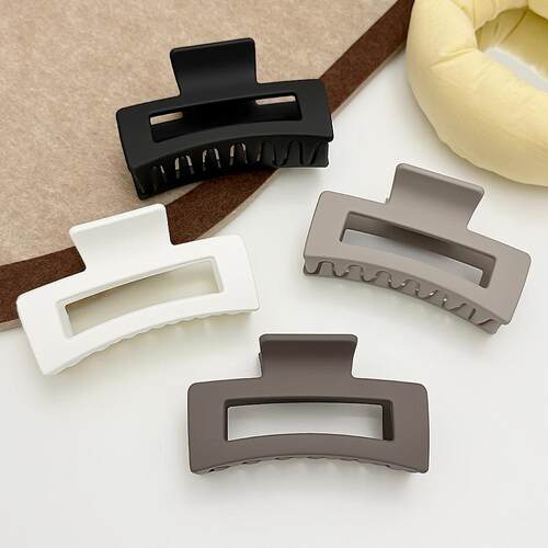 Flexible silicone shark clip hair clamp for autumn and winte