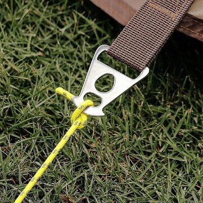 Yellow/Black/Red 4Pcs Useful Professional Tent Lanyard Set