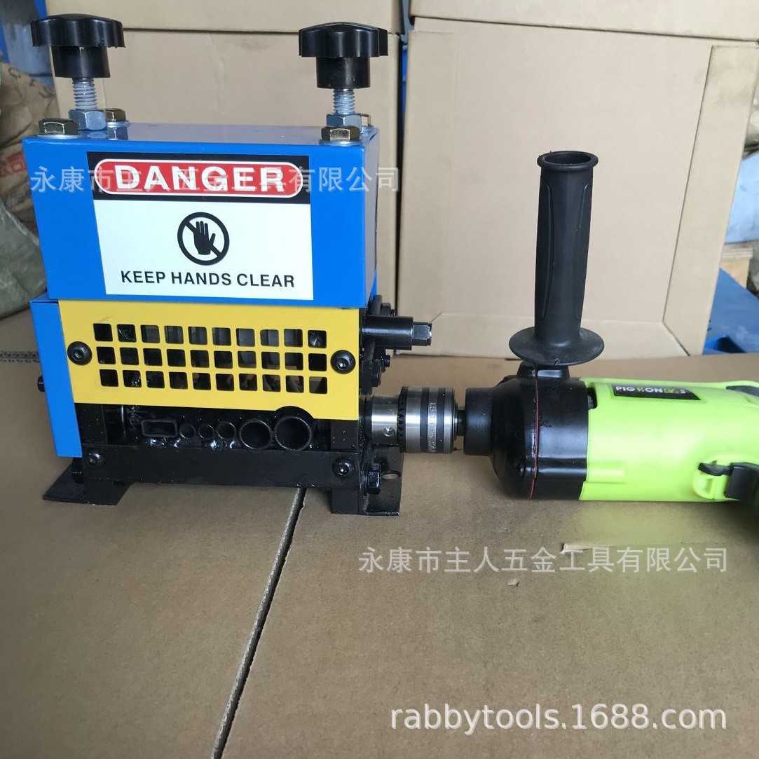 工厂促8销手摇电钻带动多孔PSU电线线机剥剥机小线不跑皮偏1mm