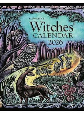 26年黑色女巫日历日期款Witches