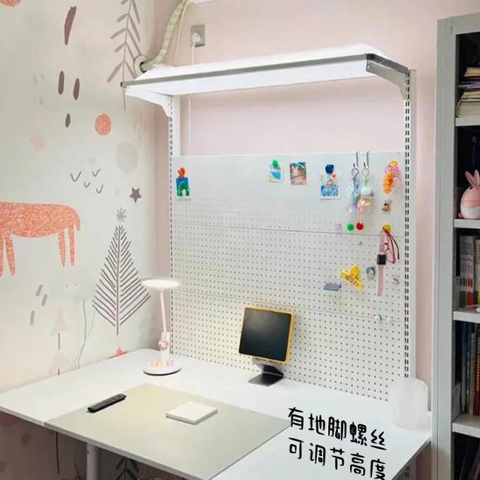 白色柜三层洞洞展板书架五金书落地示加厚wh001款苍盛书架