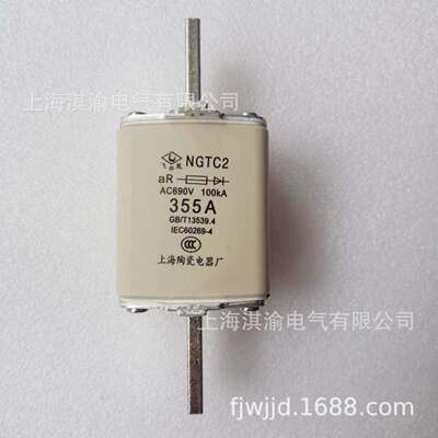 熔断器NGTC2保险丝熔芯半导体设备熔断体上海陶瓷电器/飞凰低压