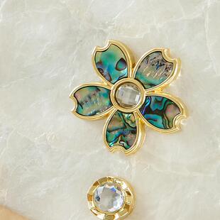 客厅挂钟现代创意时尚贝壳挂简约墙23005K挂钟表时钟网红餐桌轻奢