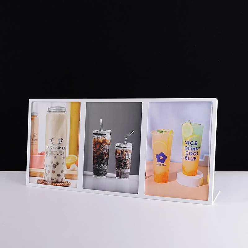 台卡展示牌桌面广告牌台牌展示架价目表桌面立牌A4点单牌展示牌