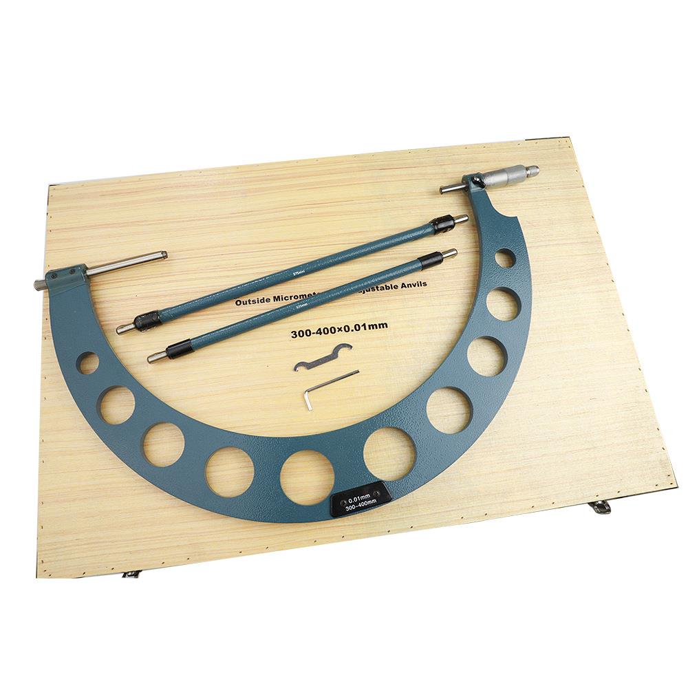 高精度可换测0砧大程外径千分尺0-5-100CLW量-150mm.01m0m