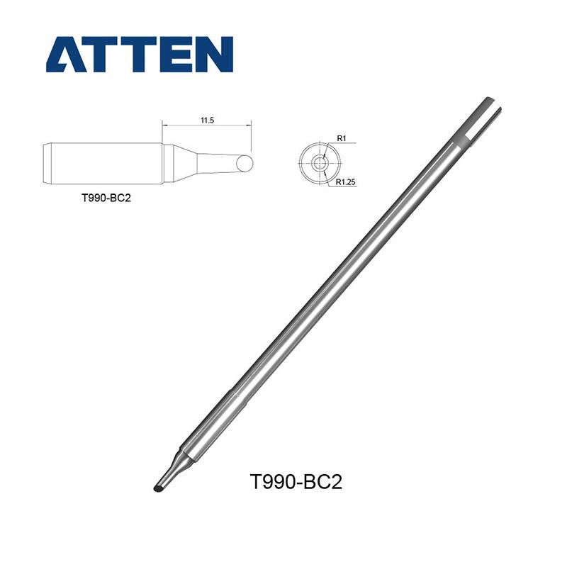 安泰信T990烙铁头一体式插拔发热芯ST990电焊台ST8602D专用电烙铁