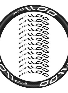 公路车0011 cycle 轮组贴纸公路自行车车圈碳圈改色贴防水装饰