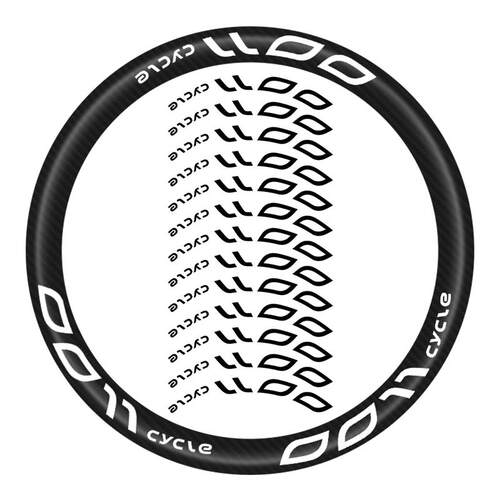 公路车0011 cycle 轮组贴纸公路自行车车圈碳圈改色贴防水装饰