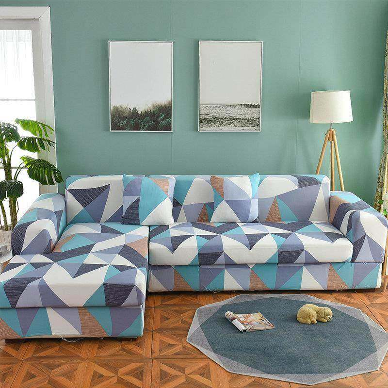 1/2 pieces Sofa Cover Set Geometric Couch Cover Elastic Sofa图片