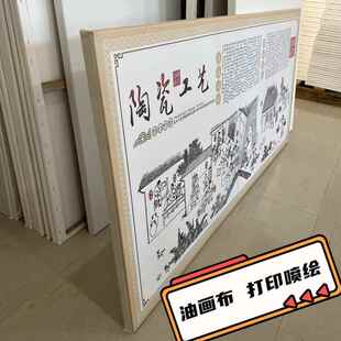 大尺210寸油画框写生油画框亚麻布稀画框加厚雨露内麻油画框丙框