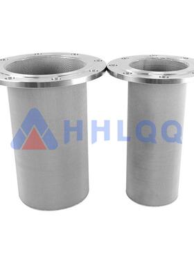 法兰不钢五层烧锈结网滤芯304/316L空上机滤网烧UDX料结真呼吸器