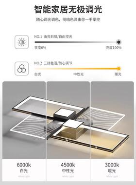 卧室灯简约现代主卧新款意式复古网红轻奢浪漫房间客厅led吸顶灯