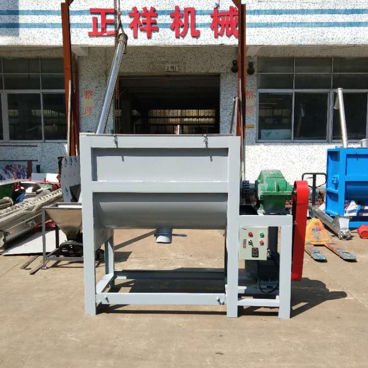 卧式拌料机各种家业用粉体液体混合搅拌机双螺带搅拌更均匀