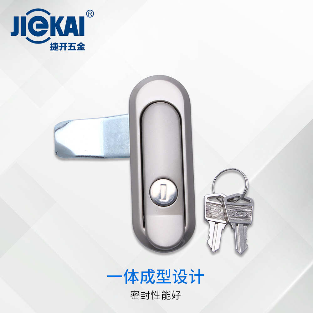 锌合金机箱配电柜批发式锁防尘平面按压控制箱锁面板防水锁ab403