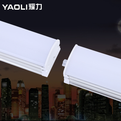 灯力条超光管日光灯车间一体化亮支架耀灯管家用双排全套长条led