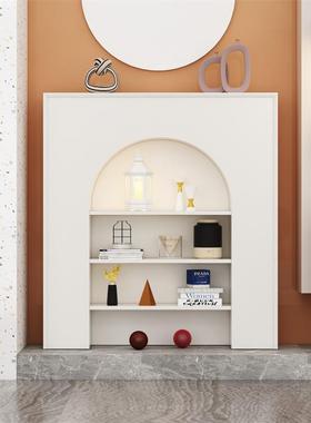 时尚欧式家用室WTS内白色式壁架炉装饰柜拱法艺术置物民形宿玄关