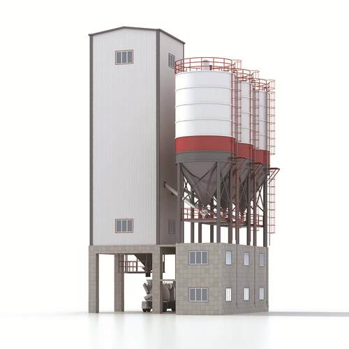 商南方路H727搅LS180机品混凝土拌楼