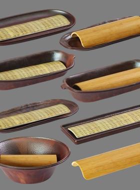 密胺三出山缓缓餐具野山菌酸汤火锅店牛肉盘子特色配菜涮肉盘创意