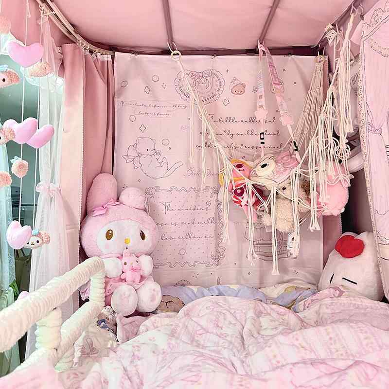 宿舍好物床上娃娃收纳吊床挂网棉绳编织壁挂置物袋玩偶玩具网兜女,收纳整理,毛绒玩具收纳桶/箱,淘宝优惠券,粉丝福利购,淘宝优惠卷