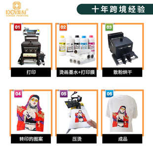 DTF白墨烫画打印机水性墨水数码印花热转印柯式烫印机专用墨水