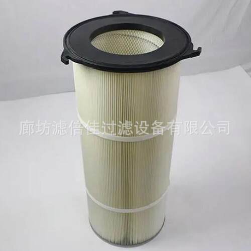 三耳防静电滤芯法兰式铝三耳旋装卡盘吊装聚酯纤维覆膜除尘滤筒
