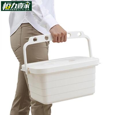 康多多收纳桶搭配蓝色内桶家政清洁工具收纳箱带盖水桶保洁拖把桶