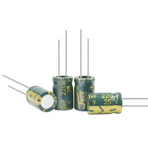 JWCO高频低阻 LF绿金 2200uf/10v 10*20佳维诚 插件铝电解电容