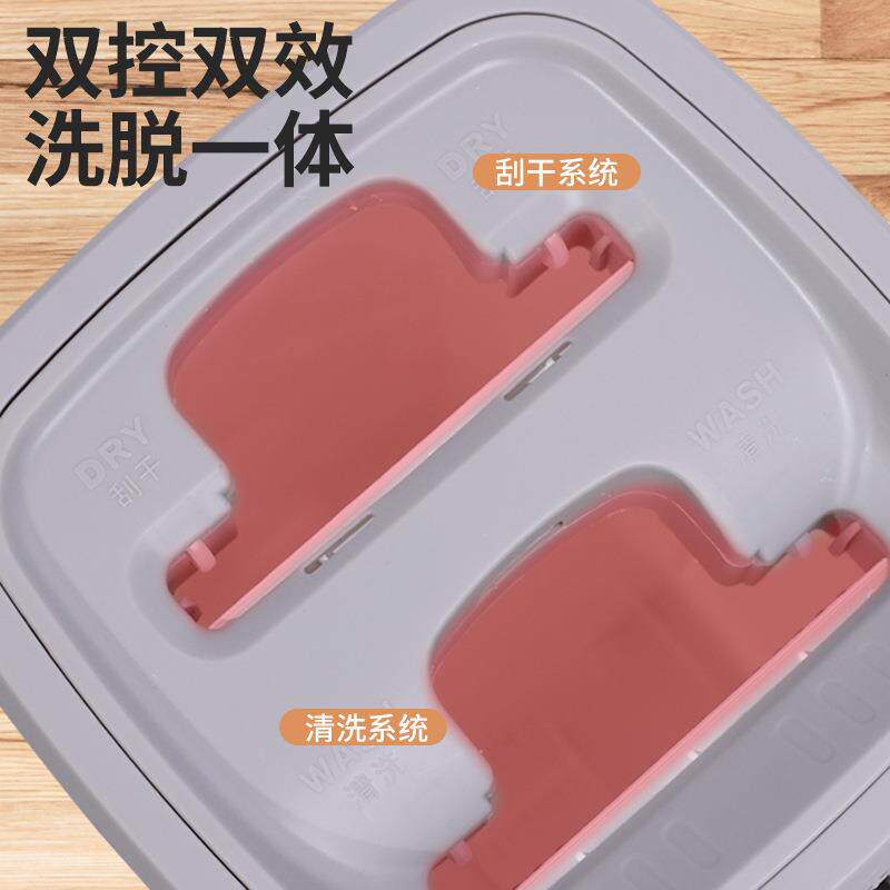 把懒人拖平板拖把免桶套装手洗尘推拖把家用瓷砖地板一净685拖平