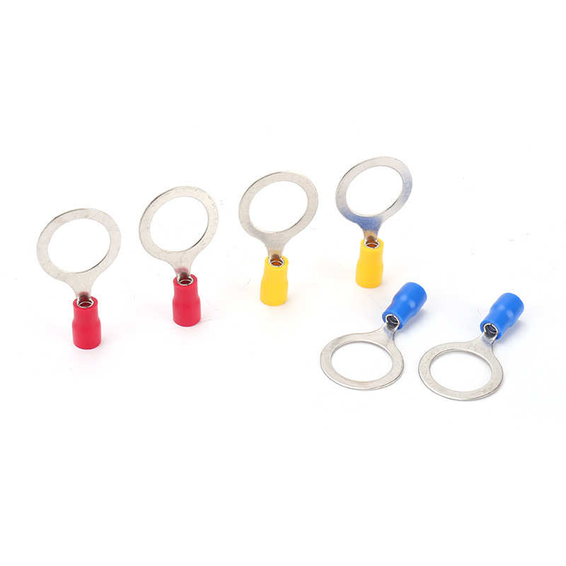 RV圆型端子 预绝缘冷压接线端子接头 RV2-12圆形预绝缘冷压铜端子