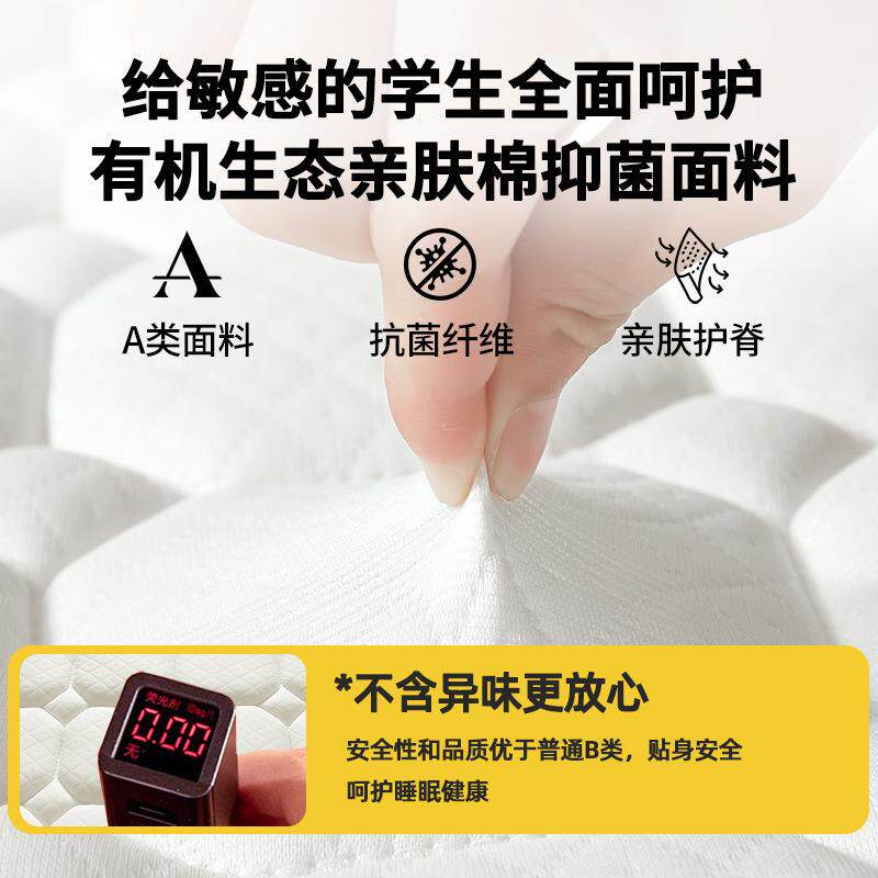 乳胶椰棕学生宿舍床垫遮盖物单人家用卧室可折叠软垫租房垫子