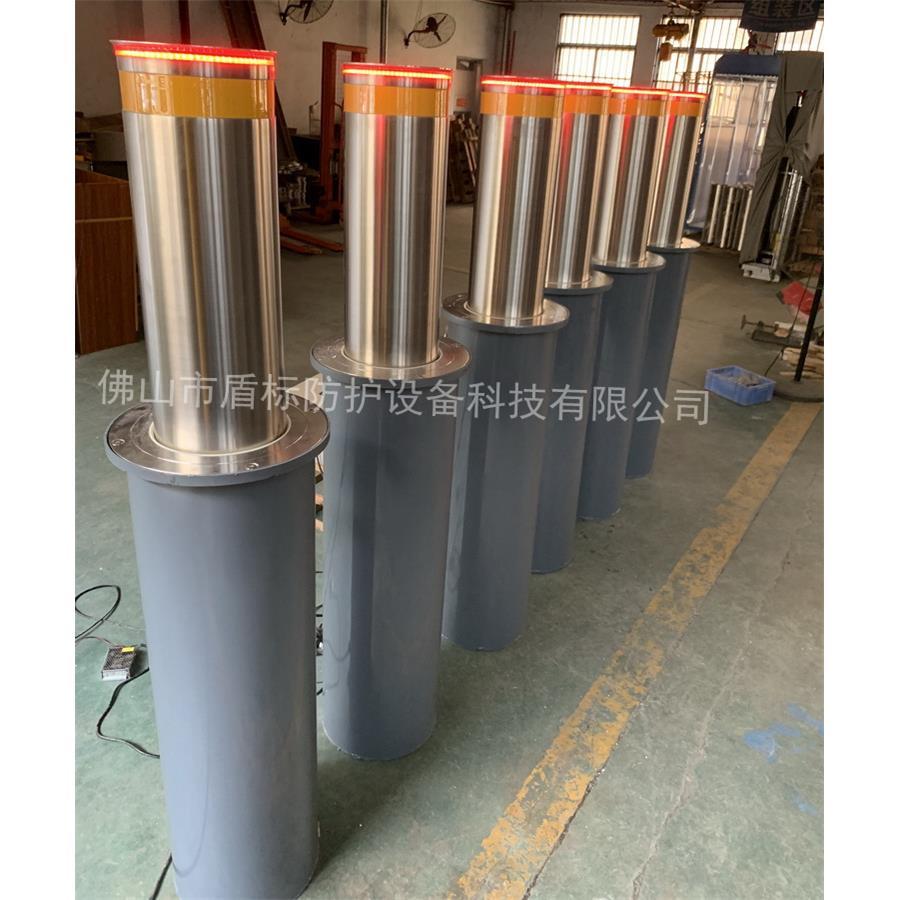 圆桶全自动升降柱路障厂家现货供应智能遥控车牌识别起落地桩价格