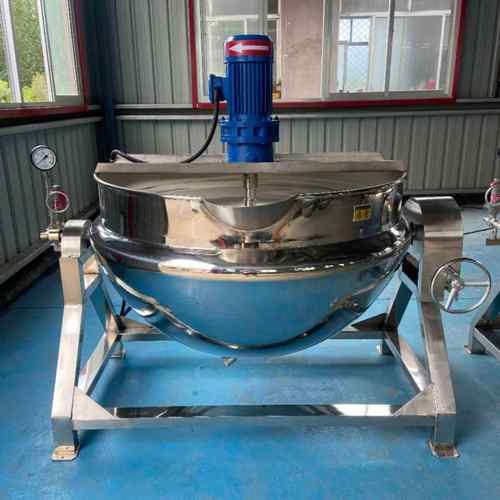 蒸汽夹层煮锅酱 牛羊鸭肉卤煮锅 扒鸡卤鹅蒸锅 熬粥凉IHH粉搅拌锅