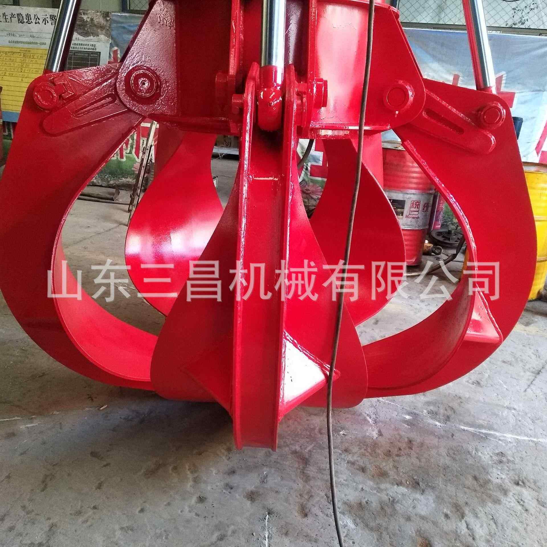 高档行车液压梅花爪五瓣行车废钢爪子电动葫芦多瓣废钢抓斗遥控抓