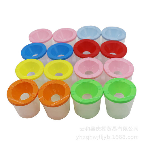 厂家批发儿童PP塑料画笔调色盒