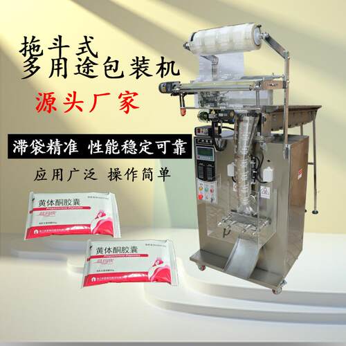 水果干立式链斗自动包装机自动颗粒翻斗式包装机械