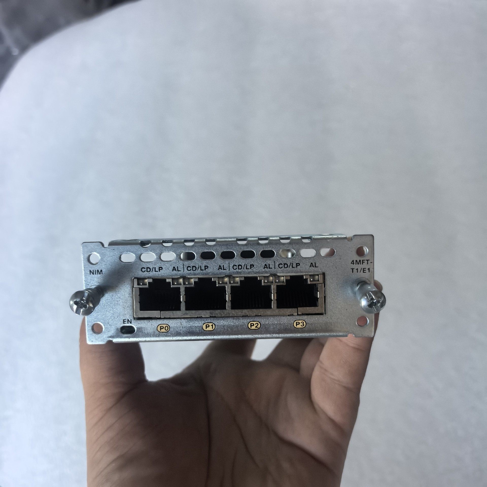 思科原装拆机NIM-4MFT-T-/E1 V04 卡
