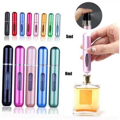 5ml 8ml Portable Mini Refillable Perfume Bottle With Spray