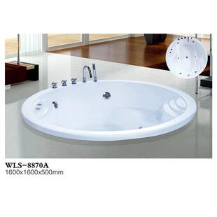 成人冲浪按摩缸冲浪酒店家用亚克力浴缸采购8870A 简约嵌入式