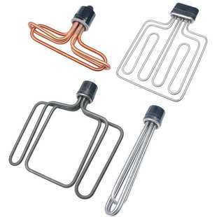 圆头扁头美厨蒸饭车柜机加热管电蒸箱发热棒6KW 12KW220V3X20 9KW