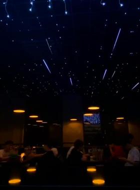 星顶ktv酒吧氛清43566围声控麦爵士幻彩流水空七彩变色跑马吧led