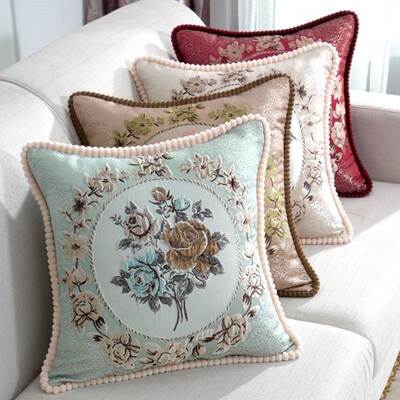 Decorative Pillows For Sofa Cushion Embroidered pillowcase
