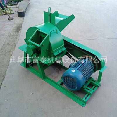 锤片式秸玉米芯粉碎机干湿柠条秆藤条FT-500粉碎机木材边角料木屑