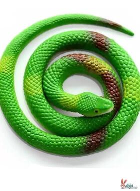 彷真软胶蛇白色蛇儿童玩具蛇小白蛇娘子青蛇道具动物假蛇搞怪玩具